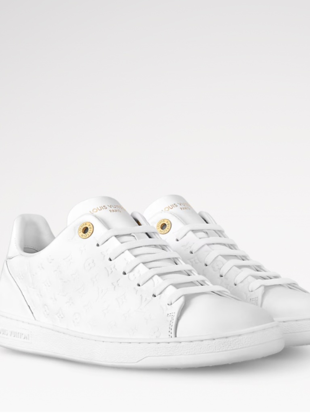 Louise Vuiton NEW-FRONTROW SNEAKER with reciept White Beautiful